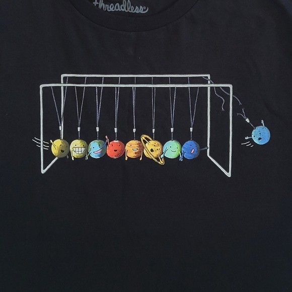 Threadless "Newton's Cradle" Graphic Tee👕 - NWOT - Picture 12 of 12